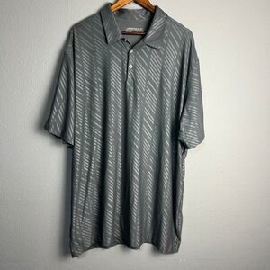Nike Golf Dri-FIT Performance Polo Shirt ST Fastening Systems Logo‎ Size XXL